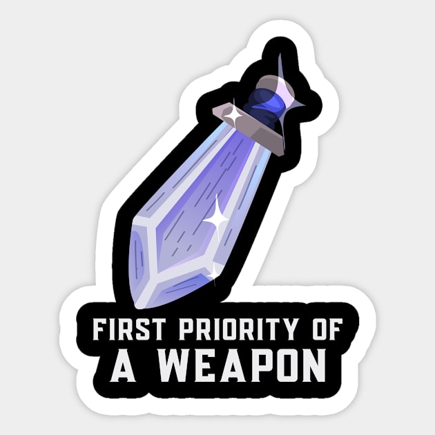 Sword - Art and Drawing for Gamer Sticker by LetShirtSay